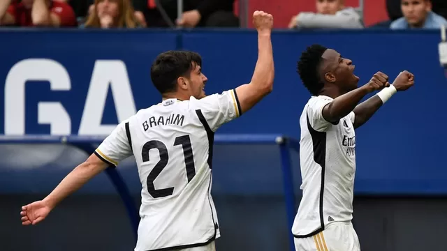 Real Madrid derrota 4-2 al Osasuna en El Sadar