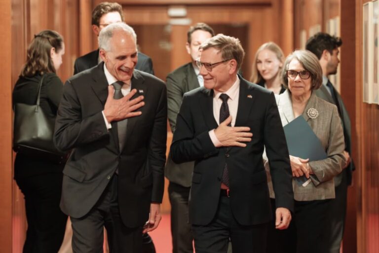 Presidente Asfura se reúne con ministro de Relaciones Exteriores de Alemania